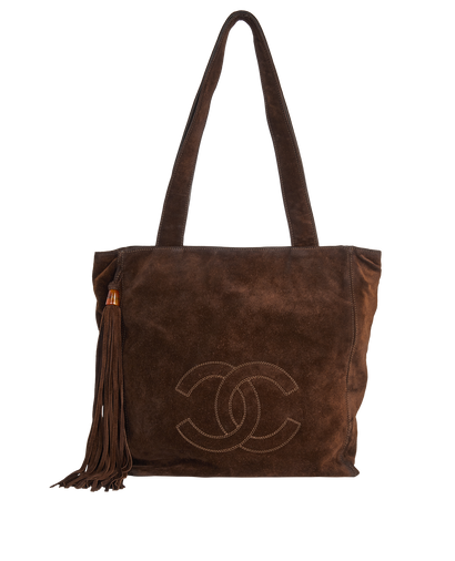 CC Medium Tassel Open Tote, front view